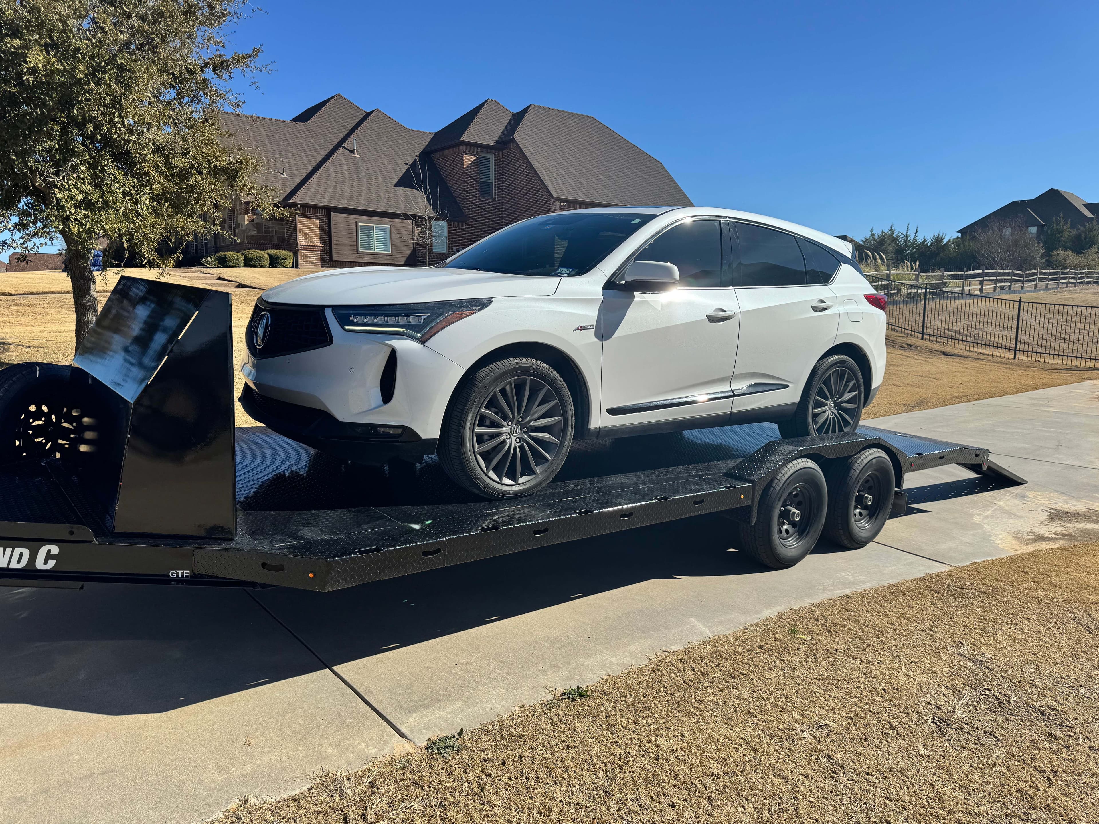 Professional car hauler trailer rental Fort Worth Texas - car transport trailers for rent in Fort Worth TX - vehicle hauling auto transport safe secure
